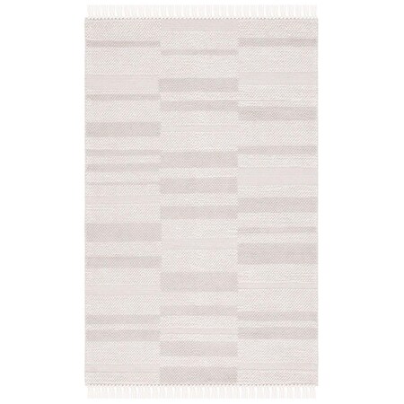 Safavieh 5 x 8 ft. Natural Flat Weave Rectangle Area Rug, Ivory & Silver NAT225G-5